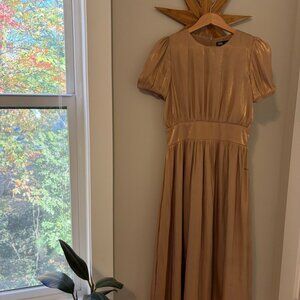 Zara Gold Maxi Gown